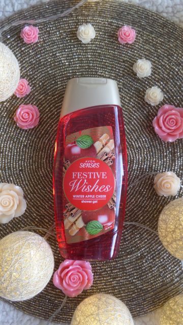 Avon Senses, Żel pod prysznic, Festive Wishes, Winter Apple Cheer
