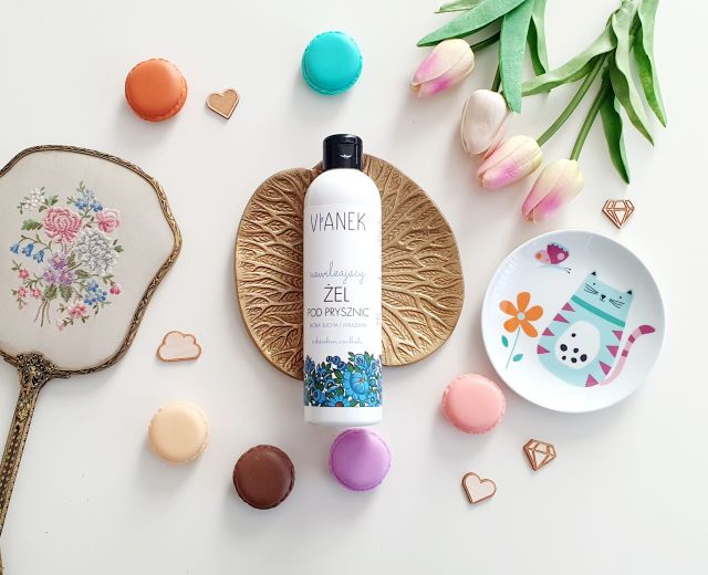 Sylveco Vianek, Żel pod prysznic, Seria niebieska, Nawilżający, Ekstrakt z podbiału