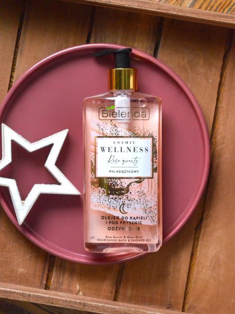 Bielenda Cosmic Wellness, Olejek do kąpieli i pod prysznic, Odżywienie, Rose Quartz & Moon Dust