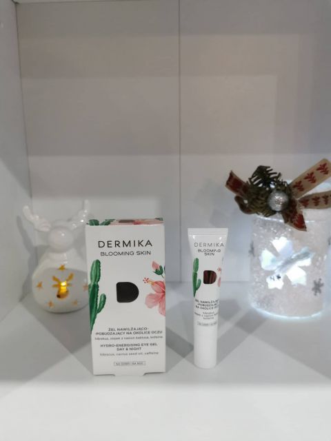 Dermika Blooming Skin, Żel na okolice oczu, Pobudzająco-nawilżający