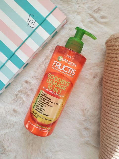 Garnier Fructis, Goodbye Damage, Krem bez spłukiwania, 10w1