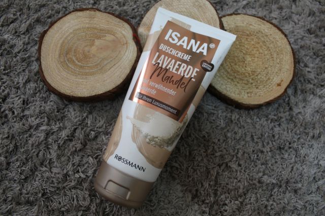 Isana Krem pod prysznic, Glinka wulkaniczna i migdały, Lavaerde Mandel