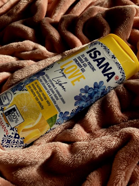 Isana Żel pod prysznic, Skórka cytrynowa i niebieski jaśmin