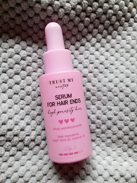 Trust My Sister Serum na końcówki, Włosy wysokoporowate