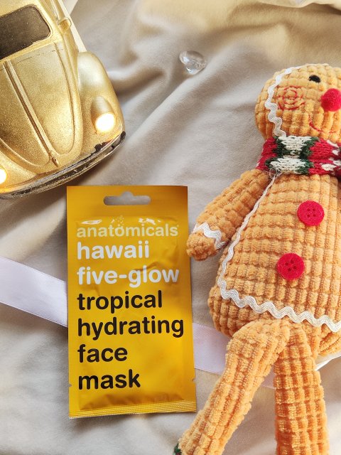 Anatomicals Maseczka do twarzy, Hawaii Five-Glow, Tropical Hydrating, Nawilżająca