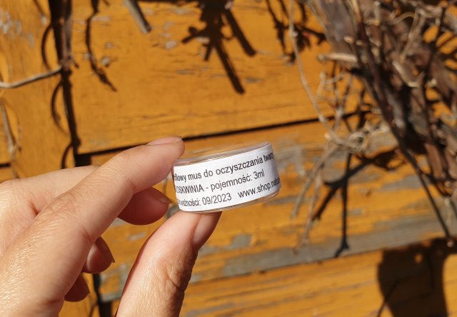 WhiteTree Natural Cosmetics Mus do twarzy, Hydrofilowy, Brzoskwinia 