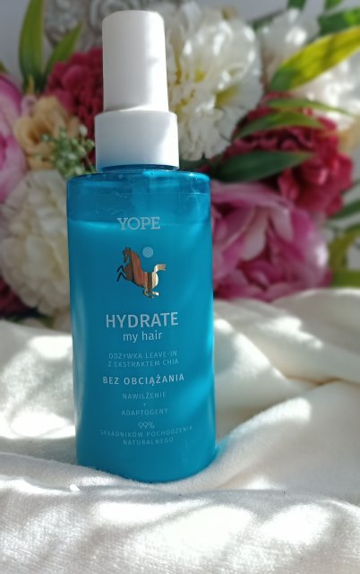 YOPE Odżywka do włosów, Hydrate My Hair, Leave-in, Z ekstraktem chia, Bez obciążania, Nawilżenie