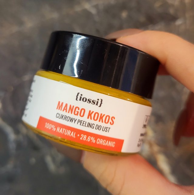 Iossi Peeling do ust, Cukrowy, Mango i kokos
