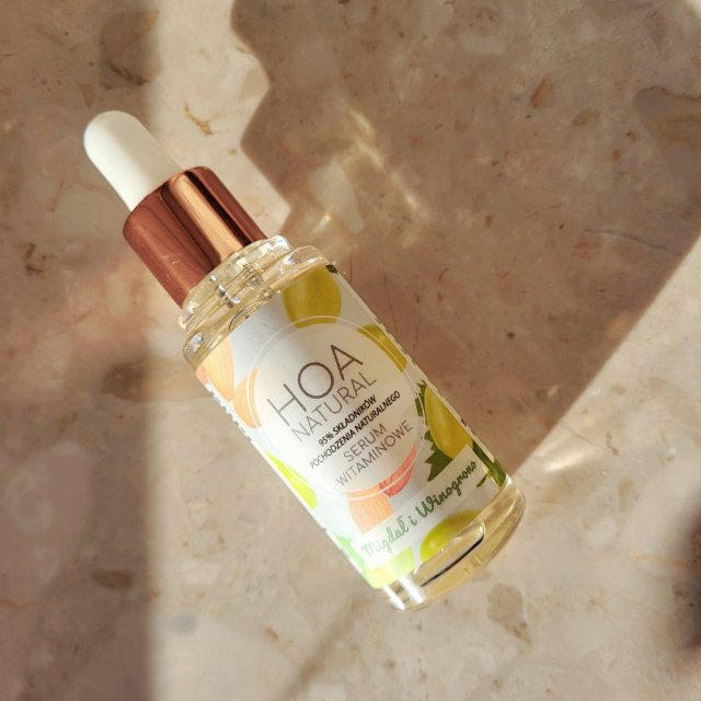 Hoa Natural Serum do twarzy, Witaminowe, Migdał i Winogrono