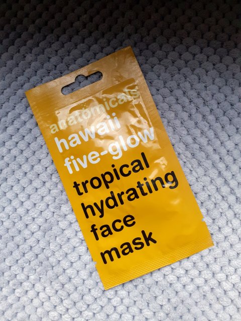 Anatomicals Maseczka do twarzy, Hawaii Five-Glow, Tropical Hydrating, Nawilżająca