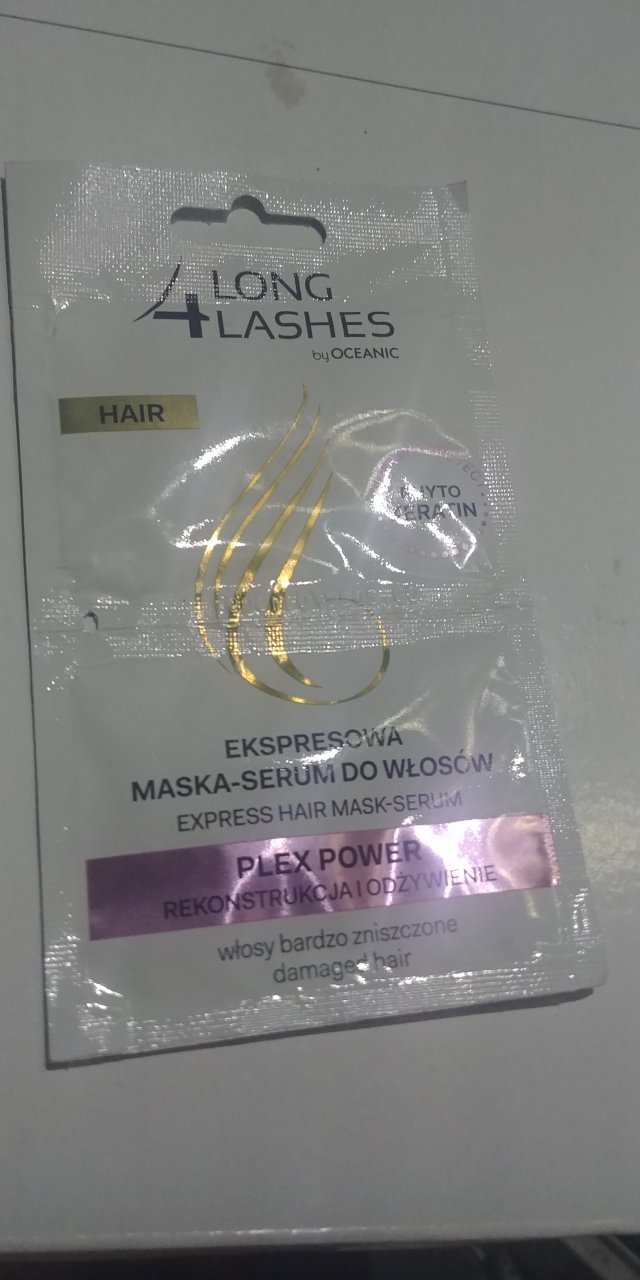 Long4Lashes Hair Plex Power, Ekspresowa maska, Serum do włosów zniszczonych