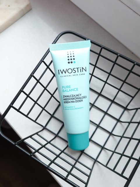 Iwostin Pure Balance, Krem do twarzy, Na dzień, Zwalczający niedoskonałości