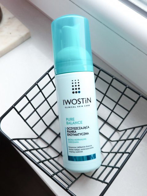 Iwostin Pure Balance, Pianka do mycia twarzy, Oczyszczająca, Enzymatyczna