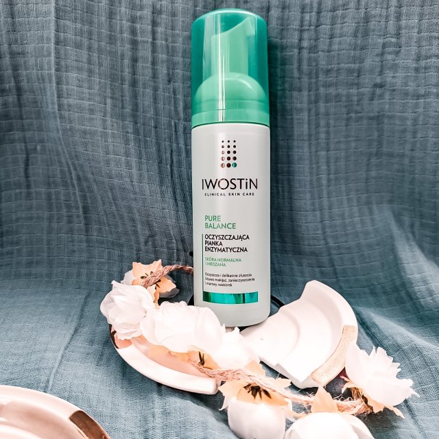 Iwostin Pure Balance, Pianka do mycia twarzy, Oczyszczająca, Enzymatyczna
