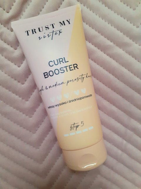 Trust My Sister Curl Booster, żel do loków, włosy średnioporowate