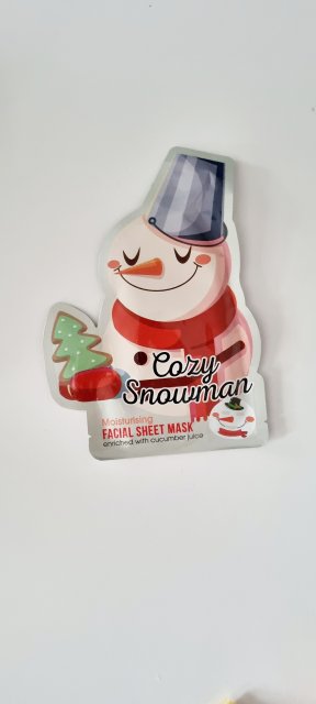 Maseczka na tkaninie Zimowa wersja bałwanek Action