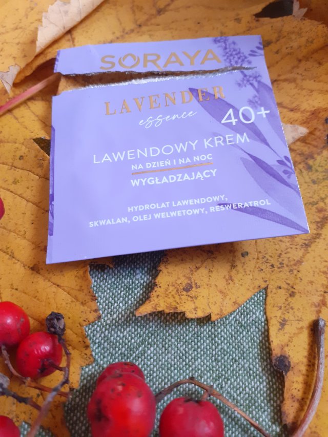 Soraya Lavender Essence, Krem do twarzy, Lawendowy, Na dzień i na noc, Wygładzający, 40+