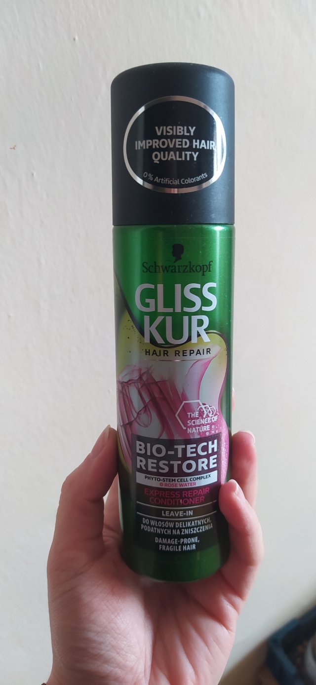 Schwarzkopf Gliss Kur, Beauty Milk, Odżywka do włosów w sprayu, Bez spłukiwania, Regeneracyjna, Repairing