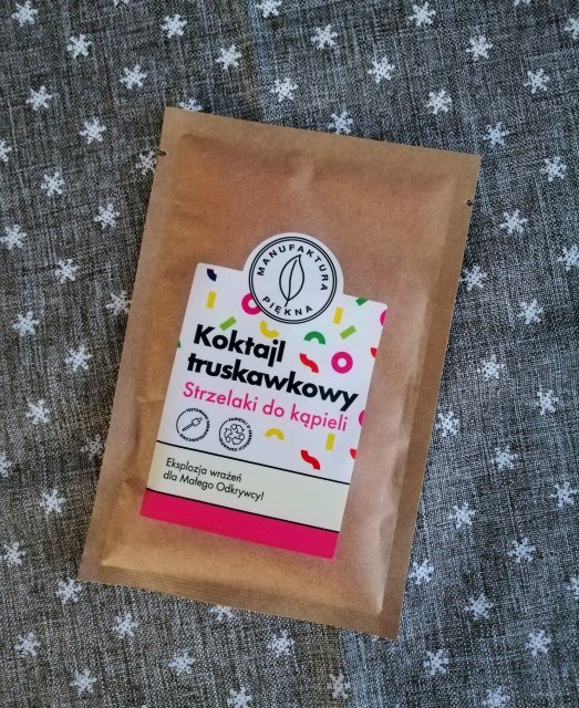 Manufaktura Piękna Strzelaki do kąpieli, Koktajl truskawkowy
