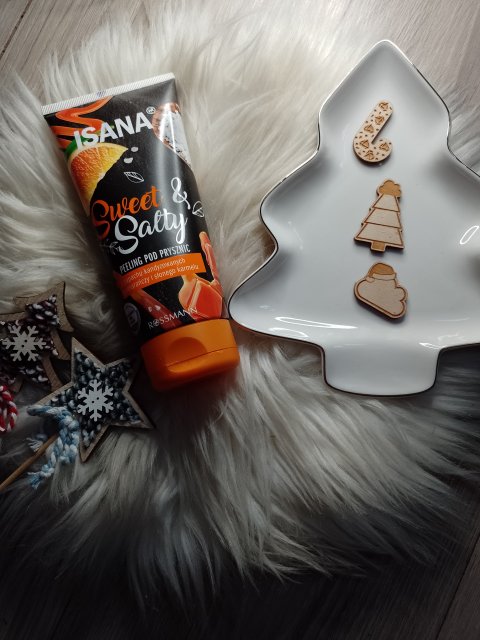 Isana Peeling pod prysznic, Sweet & Salty 