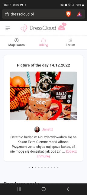 Jestem szczęśliwa bo..