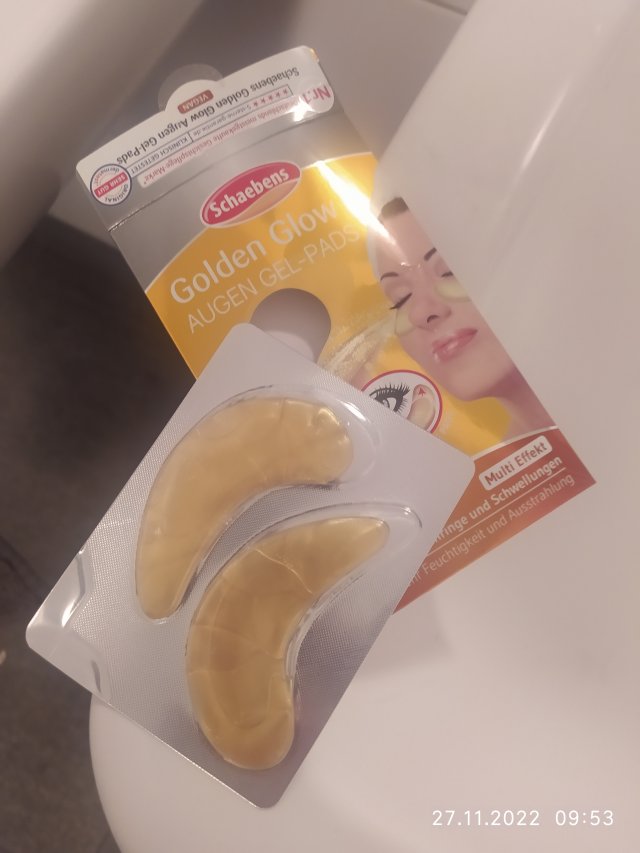 Schaebens Płatki pod oczy, Hydrożelowe, Golden Glow