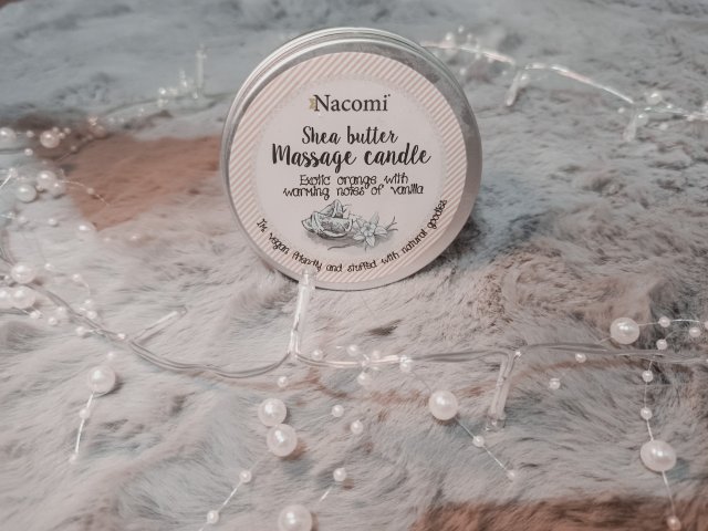 Nacomi Balsam do ciała w świecy, Pomarańcza i Wanilia