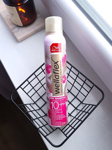 Wella Wellaflex, Suchy szampon do włosów, 10w1, Sensual Rose