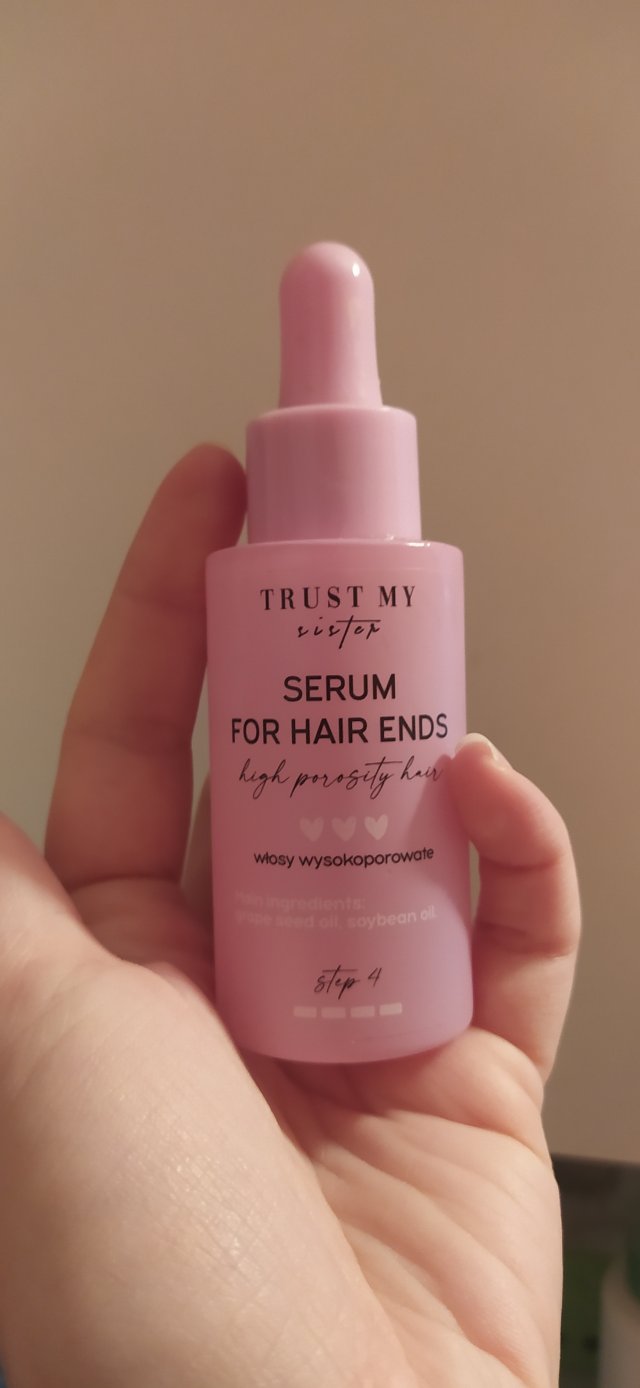 Trust My Sister Serum na końcówki, Włosy wysokoporowate