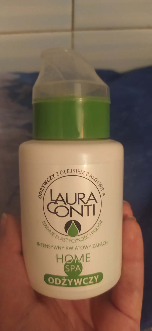 Laura Conti HOME SPA, Zmywacz do paznokci, Odżywczy, Z olejkiem z alg i wit. A