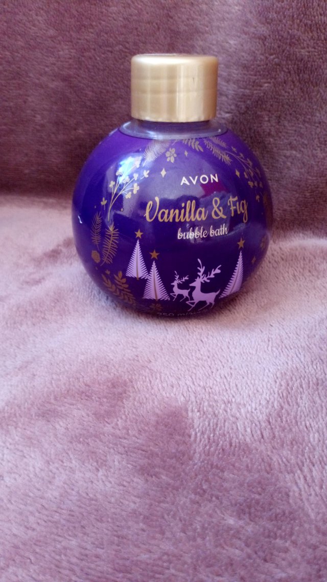 Avon Płyn do kąpieli, Vanilla & Fig (Edycja Świąteczna)