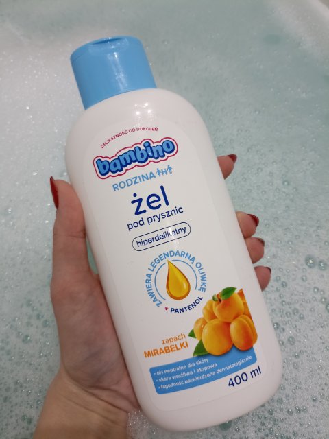Bambino Rodzina, Żel pod prysznic, Hipoalergiczny, Mirabelka