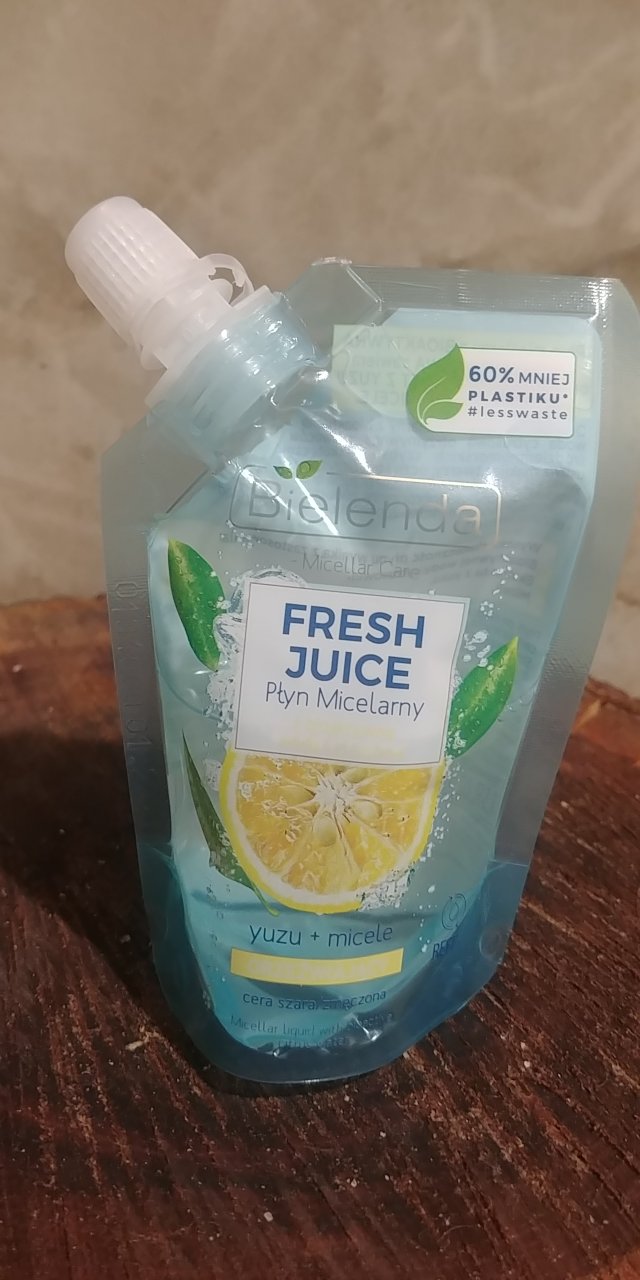Bielenda Fresh Juice, Płyn micelarny, Z bioaktywną wodą cytrusową, Orzeźwiający, Yuzu + Micele
