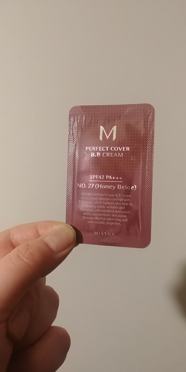MISSHA M perfect Cover BB Cream, krem BB, nr 27 Honey Beige