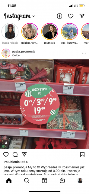 Rossmann artykuły świąteczne