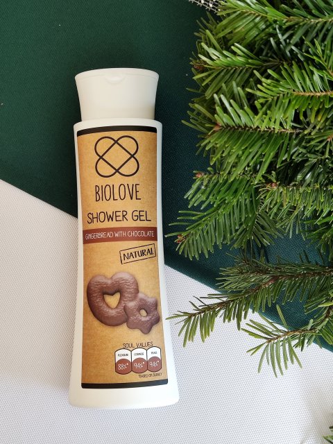 Biolove Żel pod prysznic, Piernik z czekoladą