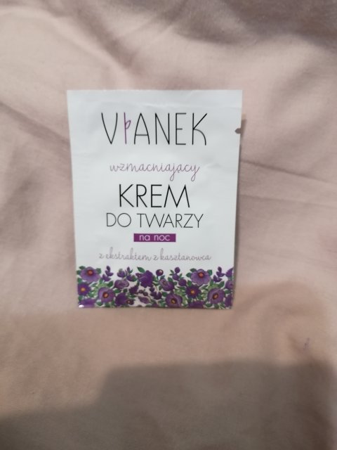 Sylveco Vianek, krem do twarzy, na noc z ekstraktem z kasztanowca. 
