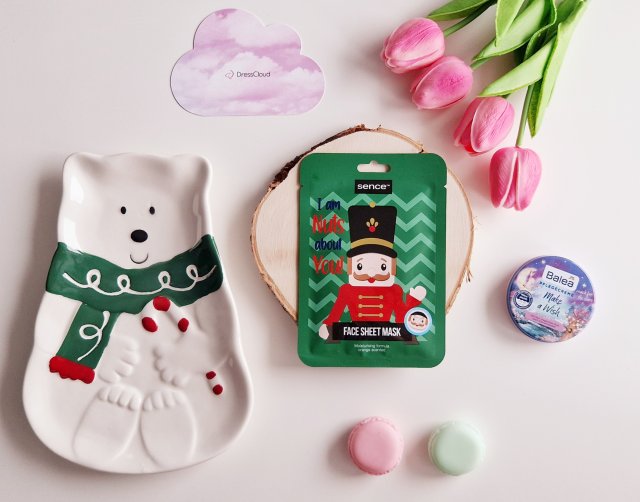 sence beauty Maseczka do twarzy w płacie, I am Nuts about You, Dziadek do orzechów