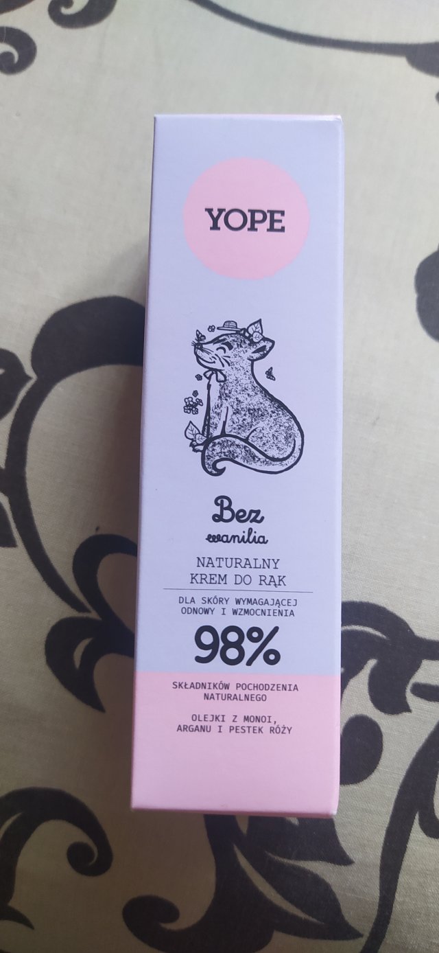 YOPE Krem do rąk, Bez i wanilia
