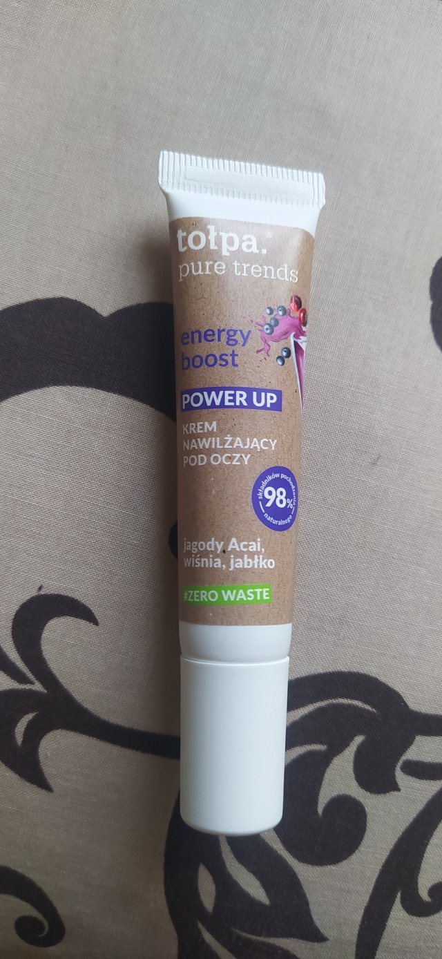 Tołpa Pure Trends, Power up, Krem pod oczy nawilżający, Jagoda Acai, wiśnia i jabłko