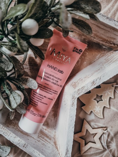 Miya Cosmetics HAND.lab, Maska do dłoni i paznokci, Skoncentrowana, Z kompleksem olejków 40%