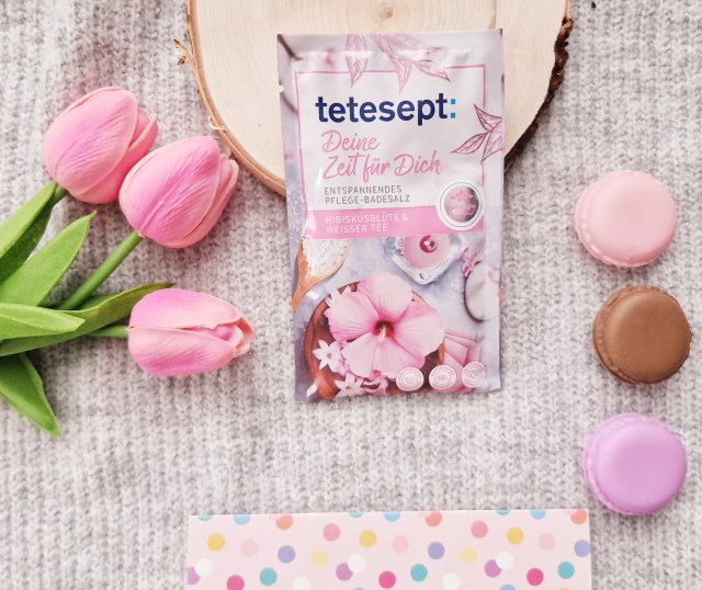 Tetesept Sól do kąpieli, Deine Zeit für Dich, Hibiskus i biała herbata