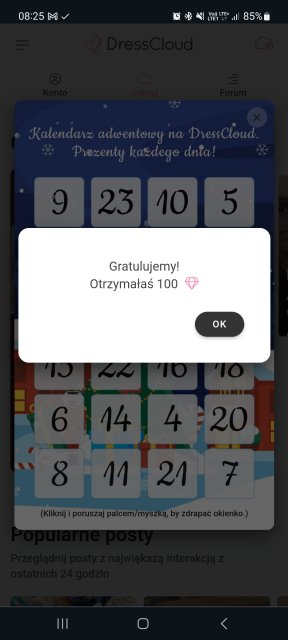 ❄️ Kalendarz Adwentowy Dresscloud 2023 ❄️
