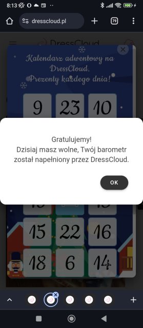 ❄️ Kalendarz Adwentowy Dresscloud 2023 ❄️