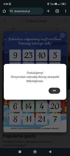 ❄️ Kalendarz Adwentowy Dresscloud 2023 ❄️