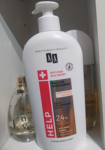 AA Help, Balsam do ciała, Opatrunek, Odżywienie dla skóry ekstremalnie su