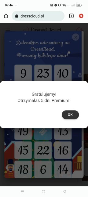 ❄️ Kalendarz Adwentowy Dresscloud 2023 ❄️