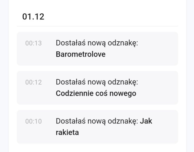 Odznaki DC lista