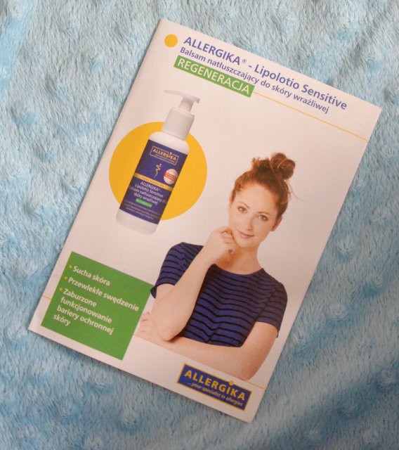 Allergika Balsam do ciała, Lipolotio Sensitive, Natłuszczający, Do skóry wrażliwej, Regeneracja