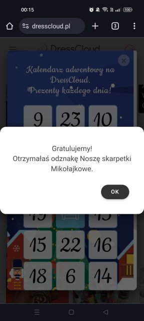 ❄️ Kalendarz Adwentowy Dresscloud 2023 ❄️